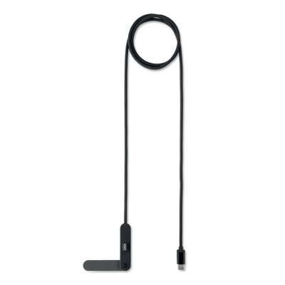 Stojak na telefon z kablem usb-c o