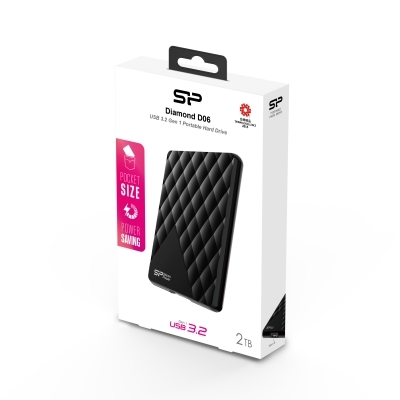Przenośny dysk USB 3.0 Diamond D06, 2TB Silicon Power