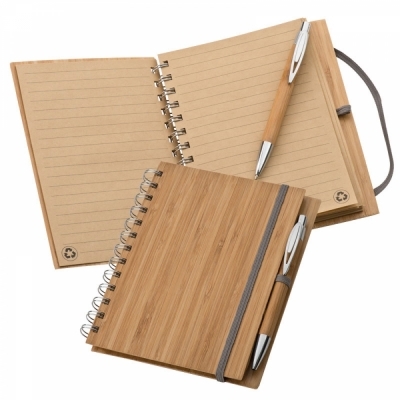 Notatnik A5 w linie z papieru z recyklingu FRANCESCA