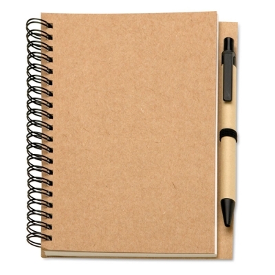 B6 notes z długopisem